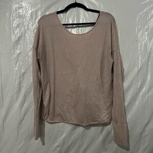 Abercrombie & Fitch Pink Twist Back Top Size Large